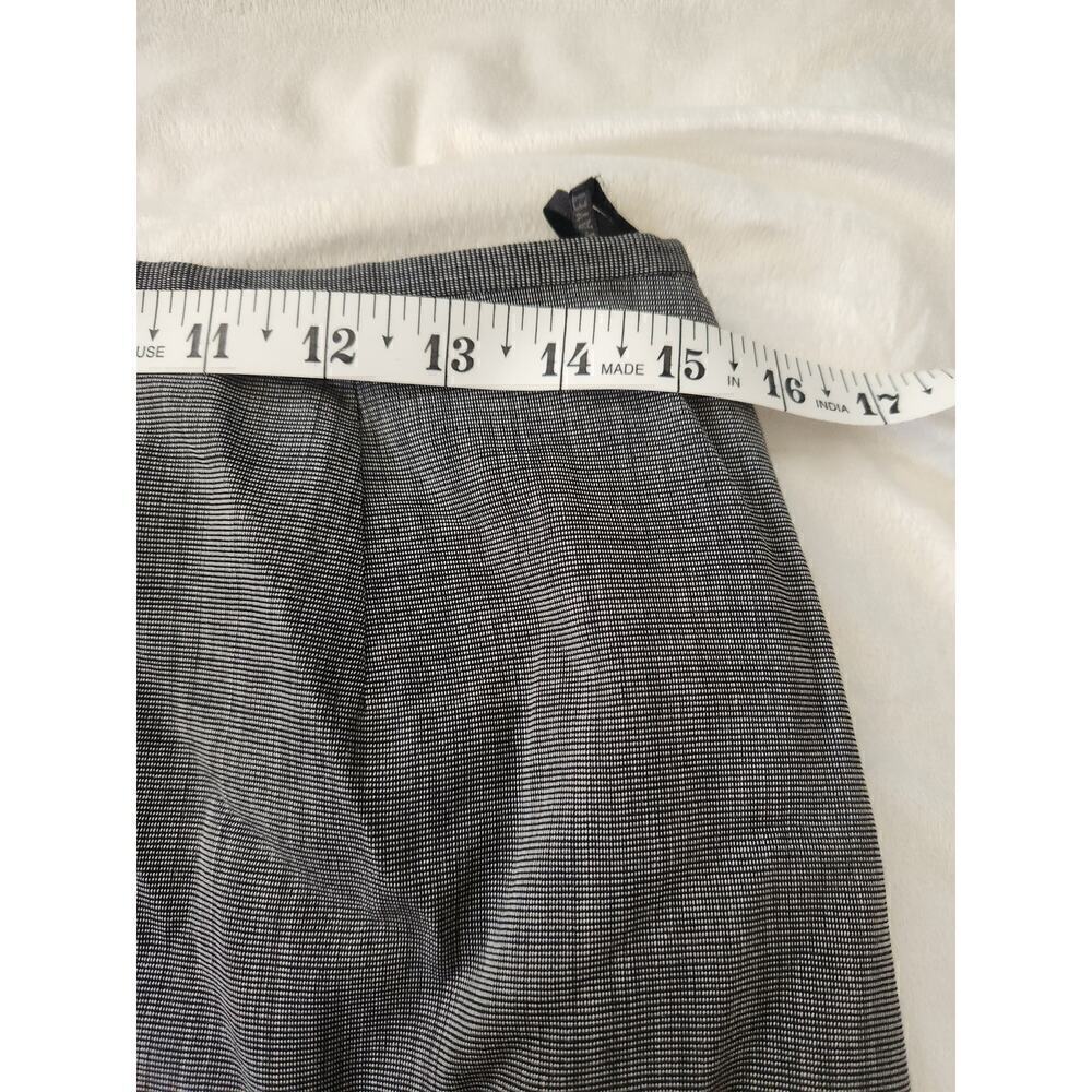 Lafayette 148 wool blend ruffle hem skirt sz 10P back zip career professional - Picture 8 of 10